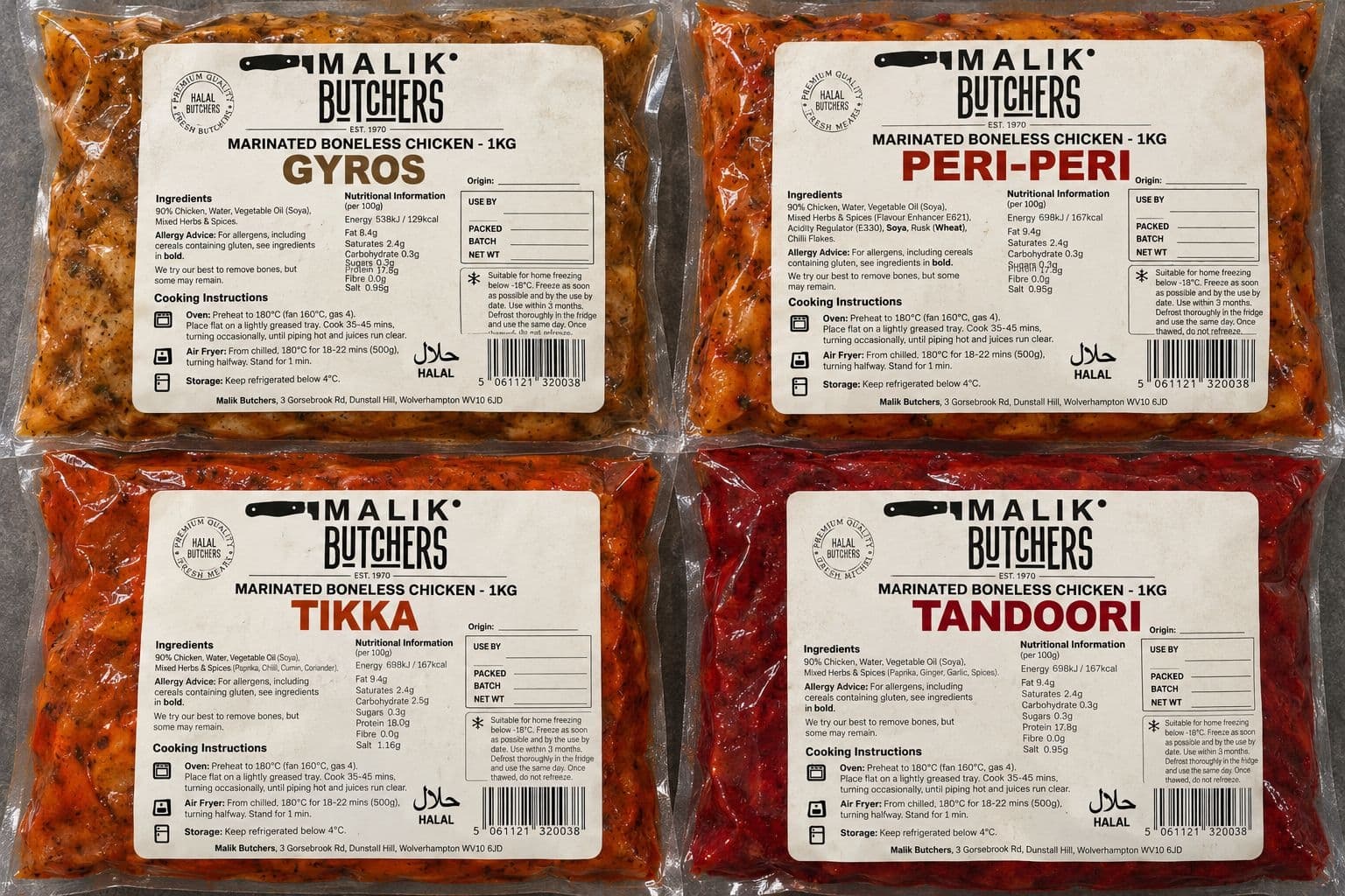 Marinated Boneless Chicken Thighs