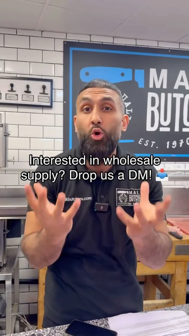 3 reasons to use Malik Butchers Wholesale supply if you are a food business owner…

🔗 www.malikbutchers.com 
📍64 Dunstall Road, Wolverhampton, WV60NJ

#malikbutchers #halalbutchers #halalmeat #deli #sausages #butchers #explore